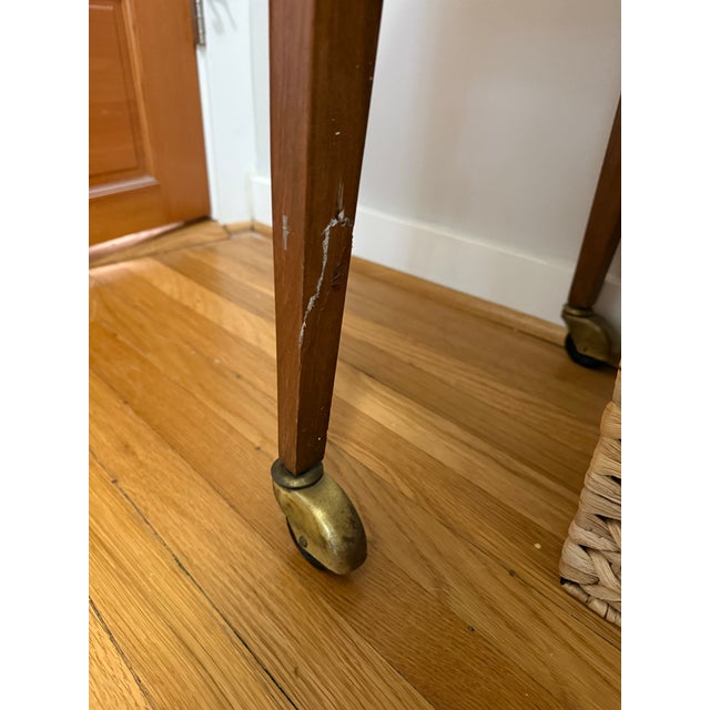1960's Mid-Century Modern Janus Mount Airy Walnut Bar Cart/Sideboard For Sale In Seattle - Image 6 of 10