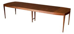 Vintage Walnut and Rosewood Directional Dining Table by Kipp Stewart for Calvin Furniture