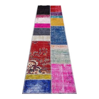 Oushak Vintage Anatolian Runner For Sale