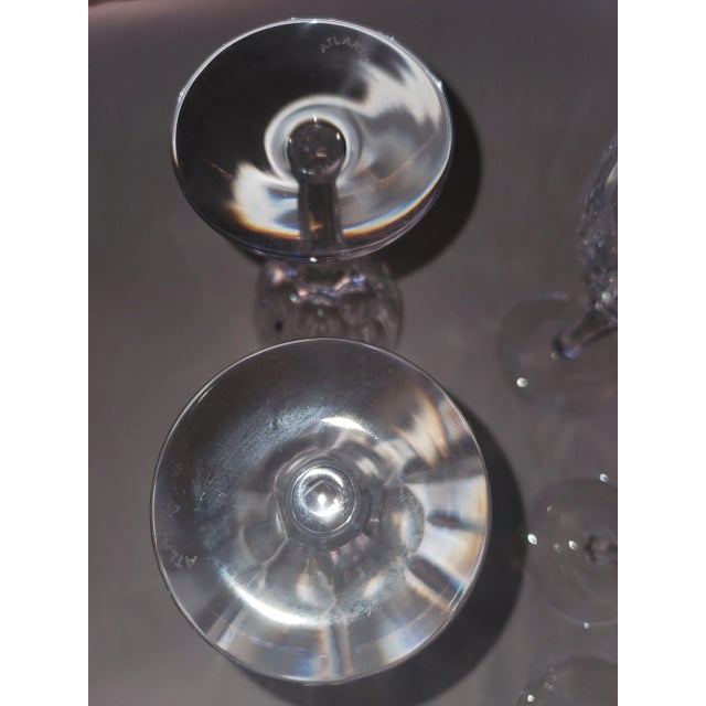 White Atlantis - Set of 12 White Wine Glasses For Sale - Image 8 of 10