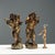 A pair of carved, lacquered, and gilded wooden angels. The strong emphasis on lacquer belies the artist's sculptural...