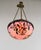 Galle French Art Deco Cameo Glass Bowl Pendant Light 1920s For Sale - Image 6 of 17