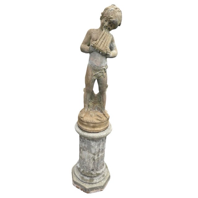 Elevate your garden landscape or architectural interior with this captivating vintage cast stone centerpiece fountain,...