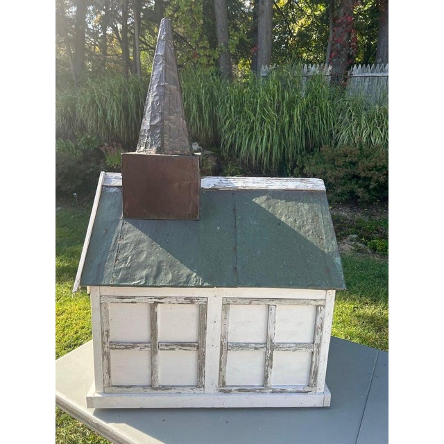 Colossal Handmade Folk Art Church Birdhouse For Sale In New York - Image 6 of 18