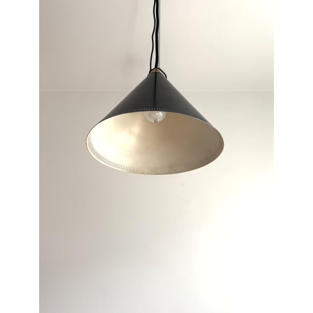 Kegle-Style Pendant Lamp attributed to Bent Karlby for Lyfa, 1960s For Sale - Image 6 of 12