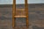 Wood Rustic 1920s English Walnut Faux Bamboo Stand with Rattan Top and Two Shelves For Sale - Image 7 of 12