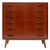 Vintage Danish Mid-Century Six Drawer Teak Dresser For Sale