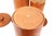 Wood Set of Four Mid 20th Century Danish Modern Teak Canisters For Sale - Image 7 of 8