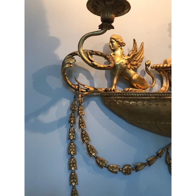 Mid-Century Modern Neoclassical Wall Sconces - a Pair For Sale - Image 3 of 13