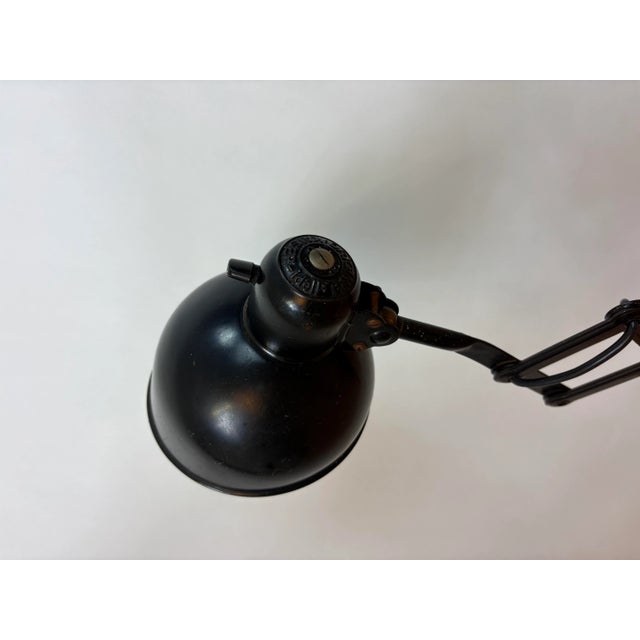 Metal Model 6718 Scissor Wall Lamp by Christian Dell for Kaiser Idell, 1930s For Sale - Image 7 of 11