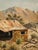 Wood 'Dona Ana Southwest Desert Cabin View' Oil Painting, Connie Blake For Sale - Image 7 of 12