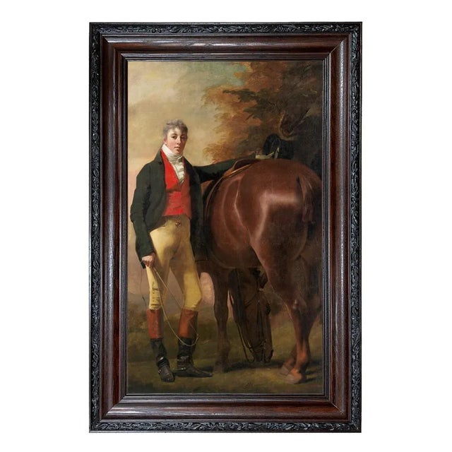 Not Yet Made - Made To Order George Harley Drummond (C. 1808) Framed Oil Painting Print on Canvas in Brown & Black Solid Oak Frame- Framed to 22" X 34" For Sale - Image 5 of 5