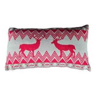 Red Deer Stag Down Pillow by Pad Home Alpine Chalet For Sale