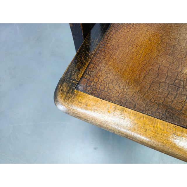 Vintage Czechoslovak Beech Wood Cinema Bench, 1920s For Sale - Image 13 of 18