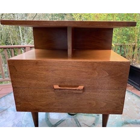 Ramseur Mid Century Modern MCM Set of 3 includes 5 drawer dresser, 8 drawer dresser, and 2 nightstands (and 50's beveled...