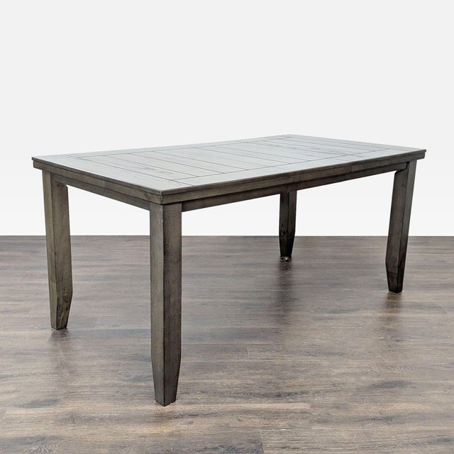 Contemporary Crown Mark Bardstown Wheat Charcoal Counter Height Extendable Dining Table For Sale - Image 3 of 7