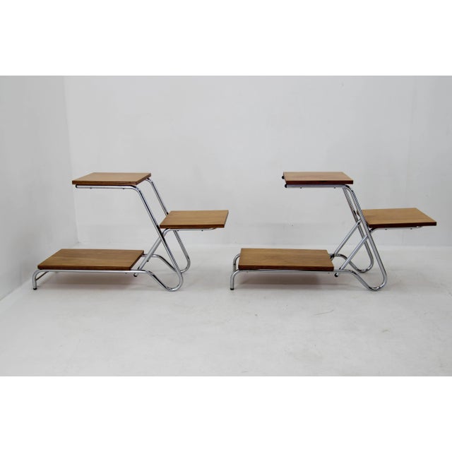 Set of Mid-Century Flower Stands, Czechoslovakia, 1960s For Sale - Image 3 of 10