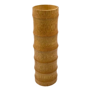 Hollywood Regency Bamboo Vase, Italy 1970 For Sale