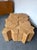 Wood Modular Rattan Tables "Stella E Croce" by Vivai Del Sud. Italy, 1970s For Sale - Image 7 of 9