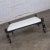 Post-Modern White Laminate & Metal Low Coffee Table or End Table on Casters Style Brian Kane For Sale - Image 6 of 11