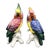 Pair of Italian Chelsea House Vintage Hand-Painted Ceramic Cockatoo Parrot Figures – Hollywood Regency / Tropical Revival For Sale - Image 11 of 12