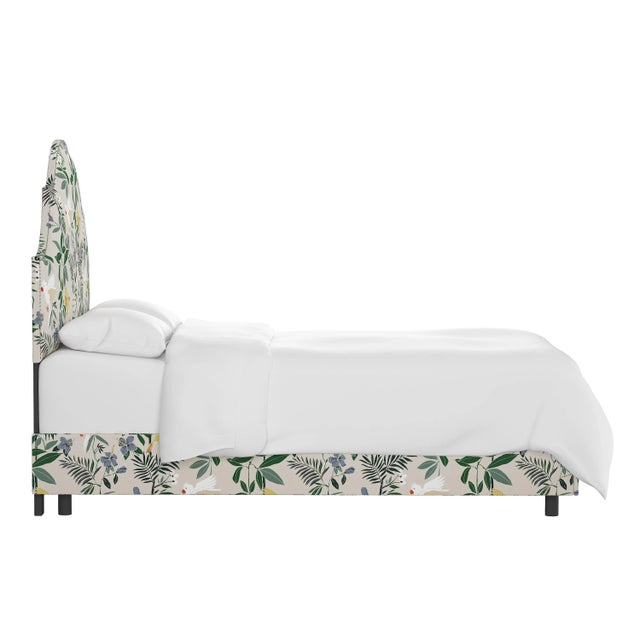 Spritely Home Halsted Bed in Cream Belize Chinoiserie, Twin For Sale - Image 4 of 6