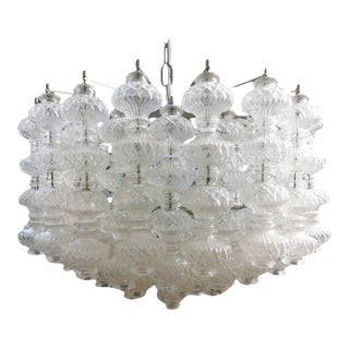 1960s Murano Bussolotti Chandelier by Seguso For Sale