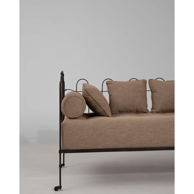 Metal 19th Century France Black Iron Daybeds For Sale - Image 7 of 11