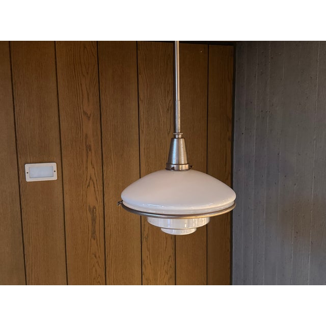 Bauhaus P3 Pendant Lamp by Otto Müller for Sistrah, 1930s For Sale - Image 4 of 14