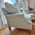 Pair of Clayton Lounge Chairs by Howard Chairs LTD With Custom Slipcovers For Sale - Image 15 of 18