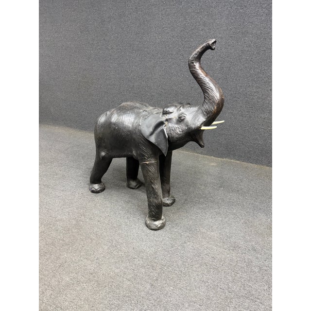 Vintage Fao Schwarz Life-Size Baby Elephant Sculpture, Mid-Century For Sale - Image 9 of 10