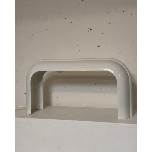 Eco White Lamp by Luciano Annichini for Artemide, 1970s For Sale - Image 3 of 8