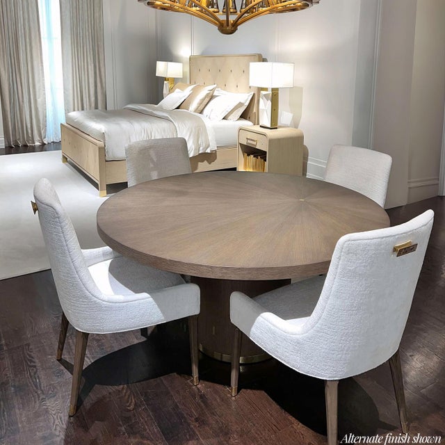 2020s Round Hollywood Regency Dining Table For Sale - Image 5 of 6