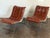 Brown Vintage 1970's Cognac Leather Swedish Lounge Chairs For Sale - Image 8 of 15