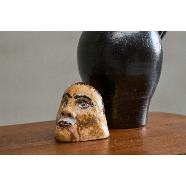 Studio Pottery Phantasy Head, 1970s For Sale - Image 6 of 10