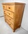 Brown C. 1860s Antique English Scrubbed Pine Chest of Drawers For Sale - Image 8 of 11