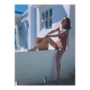 Toni Frissell 'Swimwear' Archival Pigment Print Framed in Brown