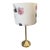 Vintage Mid-Century Modern Kate Spade Willow Court Floral Roses Shade Table Lamp For Sale