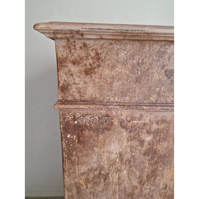 Brown Florentine Tall Chest of Drawers, 1930s For Sale - Image 8 of 12