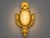1970s French Maker Louis XVI Gold Bronze Wall Lamps Sconces-Pair For Sale - Image 4 of 13