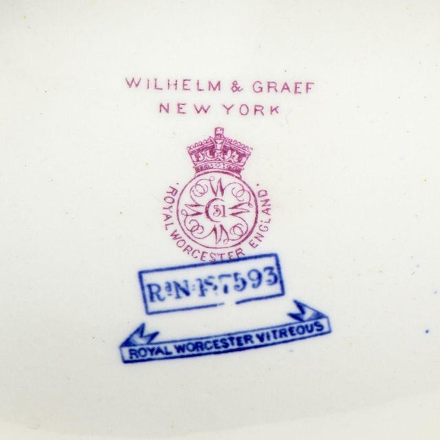 Late 19th Century Late 19th Century Royal Worcester Blue & White Soup Tureens - Set of 5 For Sale - Image 5 of 5