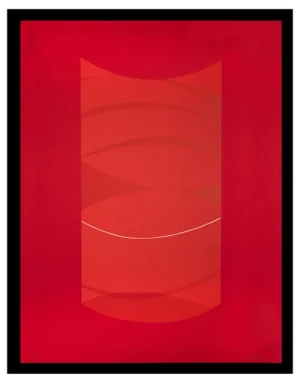 Lorenzo Indrimi, Red One, Original Lithograph, 1970s