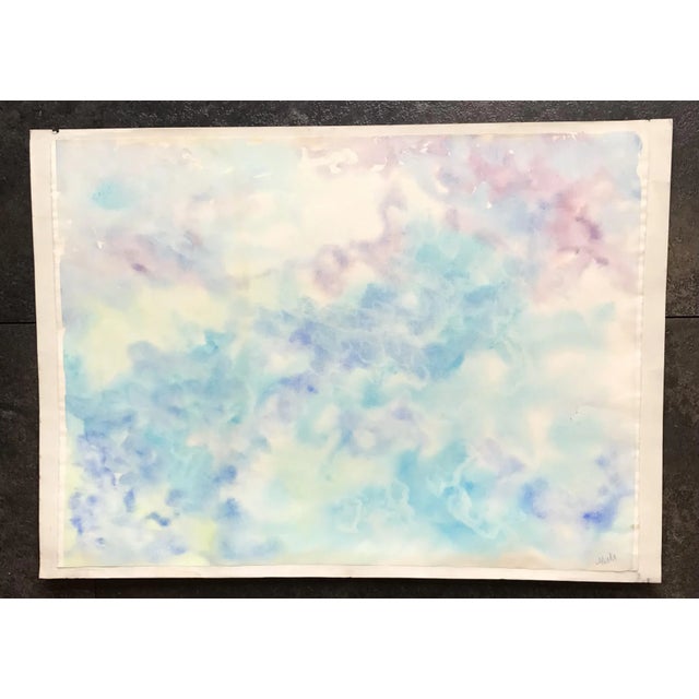 Aletha, Nunances, 1970s, Watercolor on Paper, in Very Good conditions. This piece has an attribution mark, I am sure that...