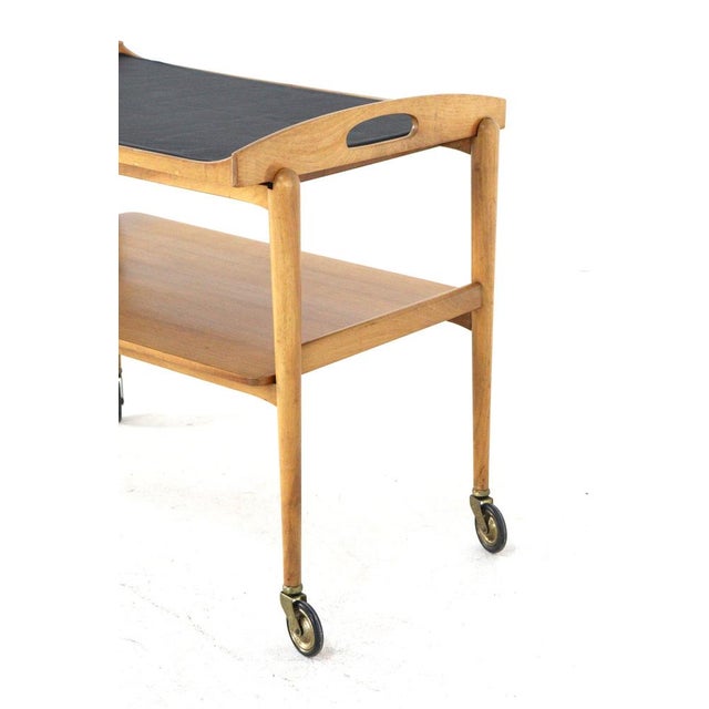 Trolley with Removable Tray, 1960s For Sale - Image 14 of 15