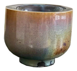 Double-Walled Ceramic Vase by Walther Zander for Walther Zander, 1970s