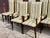 Mastercraft Set of 6 William Doezema for Mastercraft Amboyna Wood Dining Chairs - 1970’s For Sale - Image 4 of 6