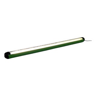 Green Tube Neon Lamp, 1980s For Sale