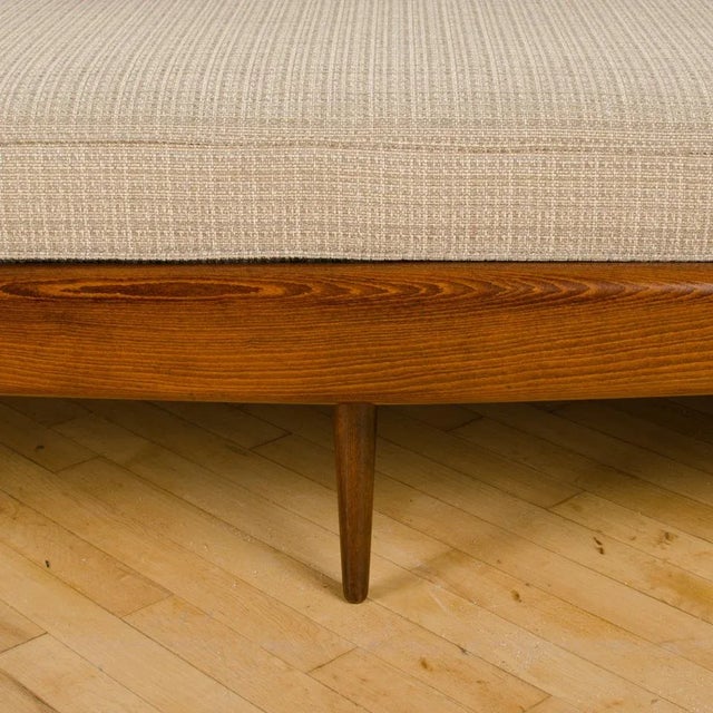 Mid-Century Modern Walnut Sofa C 1950s For Sale - Image 11 of 13