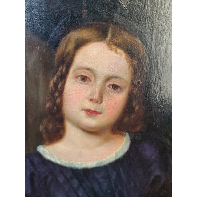 Hermann Heinrich Becker Antique 19th Century Oil Painting Portrait of a Family For Sale In Los Angeles - Image 6 of 15