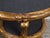 Italian Carved Giltwood Side Table with Slate Top, Shelf and Floral Motifs For Sale In Atlanta - Image 6 of 12